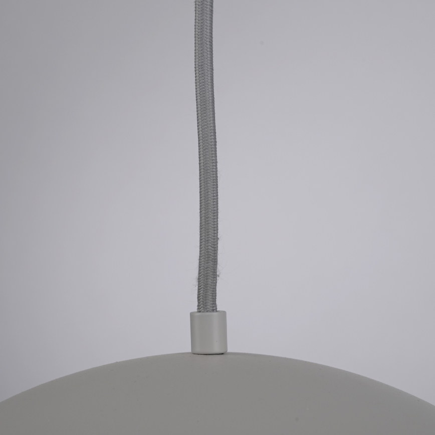 Schöner Wohnen 11728-39 - rippvalgusti ALI kaabliga 1xE27/25W/230V, läbimõõt 38 cm, hall