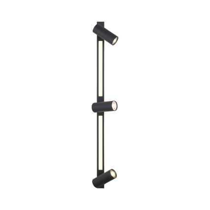 Schöner Wohnen 11794-18 - LED-spottvalgusti DANTE 3xGU10/10W/230V + LED/14,4W must