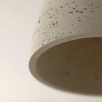 Schöner Wohnen 12541-42 - TRAVENTA rippvalgusti kaabliga, 3×E27/40 W/230 V, betoon