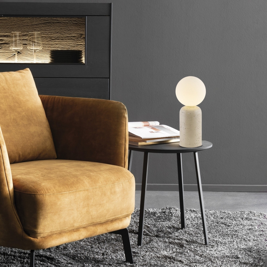 Schöner Wohnen 12543-42 - TRAVENTA laualamp 1xG9/10W/230V betoon