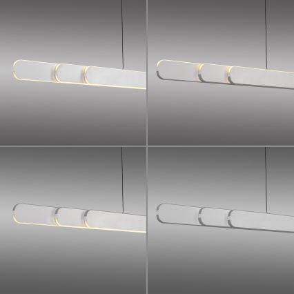 Schöner Wohnen 12577-16 - hämardatav LED-rippvalgusti riputuskaabliga ADRIANA ROUND 2xLED/24W/230V 2700/3000/3500/4000/5000K valge