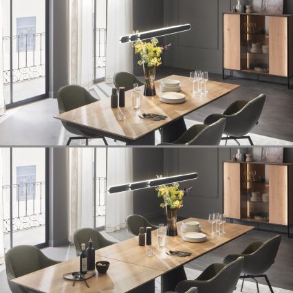 Schöner Wohnen 12577-18 - LED-hämardatav kaablil rippuv lühter ADRIANA ROUND 2xLED/24W/230V 2700/3000/3500/4000/5000K must