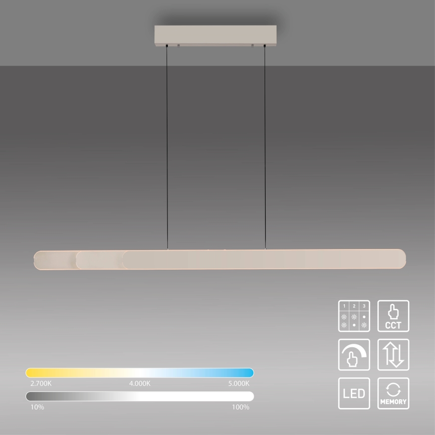 Schöner Wohnen 12577-39 - LED-hämardatav rippvalgusti kaabliga ADRIANA ROUND 2xLED/24W/230V 2700/3000/3500/4000/5000K hall