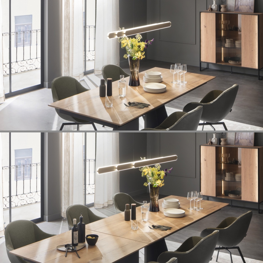 Schöner Wohnen 12577-39 - Hämardatav LED-lühter kaablil ADRIANA ROUND 2xLED/24W/230V 2700/3000/3500/4000/5000K 160 cm hall