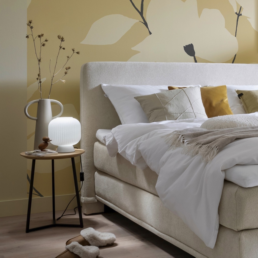 Schöner Wohnen 13573-16 - Laualamp NAMI 1xE27/25W/230V valge