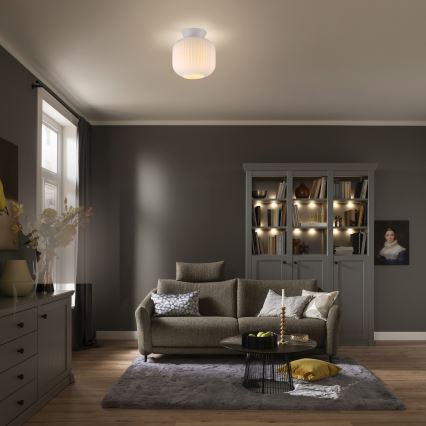 Schöner Wohnen 13574-16 - laelamp NAMI 1xE27/25W/230V Ø 20 cm valge