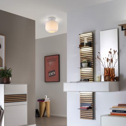 Schöner Wohnen 13574-16 - laelamp NAMI 1xE27/25W/230V Ø 20 cm valge