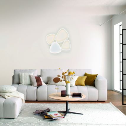 Schöner Wohnen 14038-16 - Hämardatav LED-laelamp PEBBLES LED/35,5W/230V valge