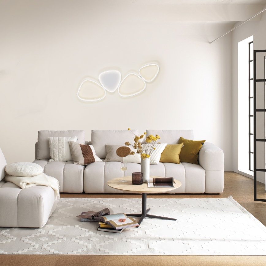 Schöner Wohnen 14039-16 - hämardatav LED-laelamp PEBBLES LED/35,5W/230V valge