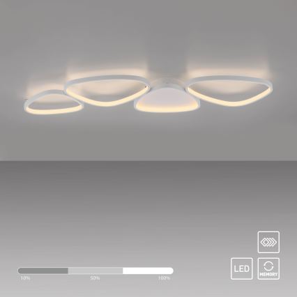 Schöner Wohnen 14039-16 - hämardatav LED-laelamp PEBBLES LED/35,5W/230V valge