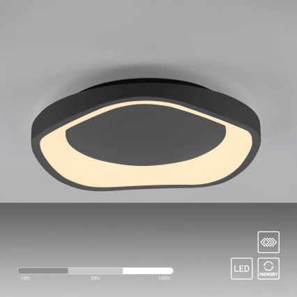 Schöner Wohnen 14233-18 - hämardatav LED-laelamp MONTA LED/21W/230V, läbimõõt 40 cm, must