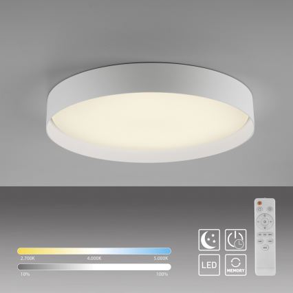 Schöner Wohnen 14595-16 - LED hämardatav laelamp TAVOLI LED/34W/230V 2700–6500K Ø 49 cm valge + kaugjuhtimispult