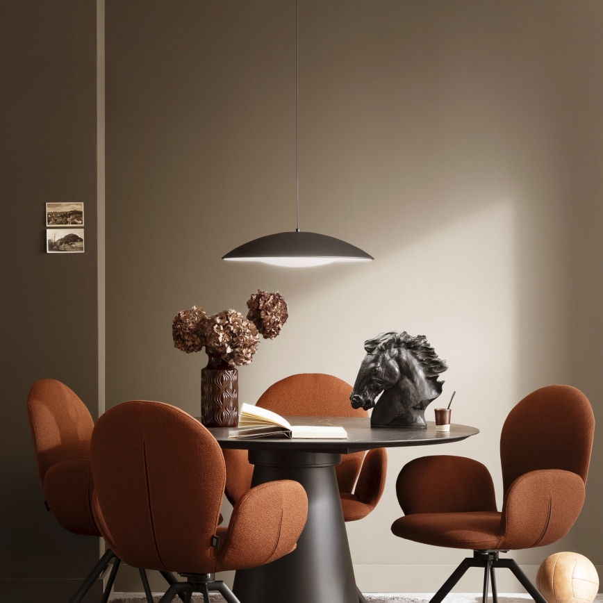 Schöner Wohnen 14606-18 - Hämardatav LED-rippvalgusti kaablil LENTE LED/17W/230V läbimõõt 40 cm must