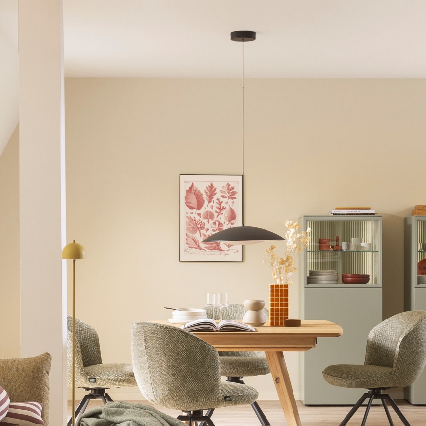 Schöner Wohnen 14606-18 - Hämardatav LED-rippvalgusti kaablil LENTE LED/17W/230V läbimõõt 40 cm must