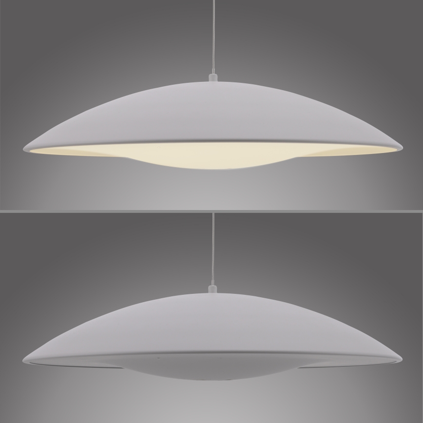 Schöner Wohnen 14607-16 - LED-hämardatav rippvalgusti kaabliga LENTE LED/23W/230V Ø 50 cm valge