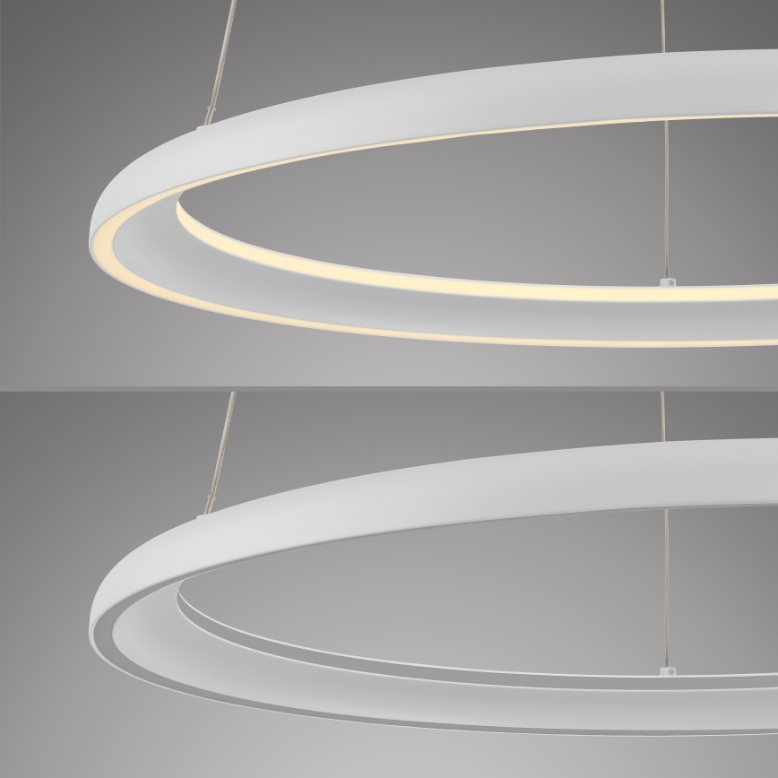 Schöner Wohnen 15570-16 - hämardatav LED-rippvalgusti kaablil QUILLO LED/36W/230V, läbimõõt 60 cm, valge