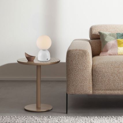 Schöner Wohnen 19218-16 - LED hämardatav puutetundlik laetav laualamp RUDI LED/1,2W/5V 3000-6000K 1200 mAh valge