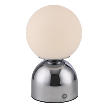 Schöner Wohnen 19218-17 - LED hämardatav puutetundlik laetav laualamp RUDI LED/1,2W/5V 3000-6000K 1200 mAh läikiv kroom