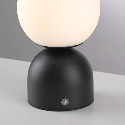 Schöner Wohnen 19218-18 - RUDI puutetundlik hämardatav laetav LED-laualamp LED/1,2W/5V 3000-6000K 1200 mAh must