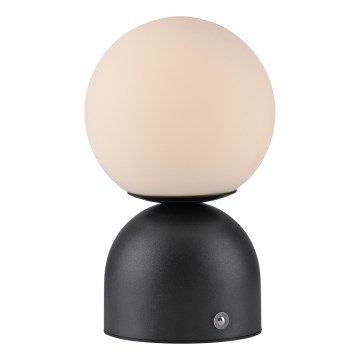 Schöner Wohnen 19218-18 - RUDI puutetundlik hämardatav laetav LED-laualamp LED/1,2W/5V 3000-6000K 1200 mAh must