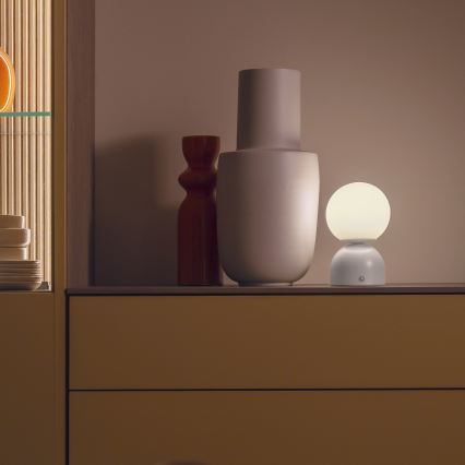 Schöner Wohnen 19218-39 - hämardatav puutetundlik laetav LED-laualamp RUDI LED/1,2W/5V 3000-6000K 1200 mAh hall