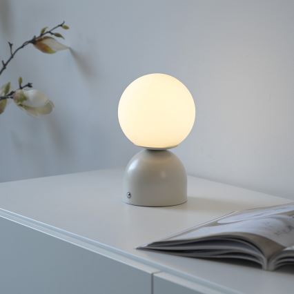 Schöner Wohnen 19218-39 - hämardatav puutetundlik laetav LED-laualamp RUDI LED/1,2W/5V 3000-6000K 1200 mAh hall