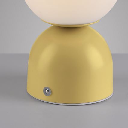 Schöner Wohnen 19218-81 - hämardatav puutetundlik laetav lauavalgusti RUDI LED/1,2W/5V 3000-6000K 1200 mAh kollane