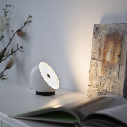 Schöner Wohnen 19244-16 - LED-hämardatav puutetundlik laetav välitingimustesse sobiv laualamp BELLIS LED/2,5W/5V 2600 mAh IP54 valge