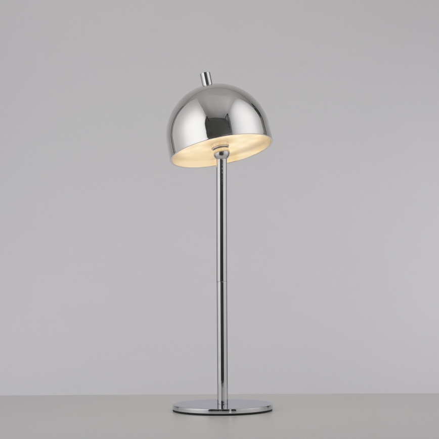 Schöner Wohnen 19244-17 - Hämardatav puutetundlik laetav välistingimustele sobiv lauavalgusti BELLIS LED/2,5W/5V 2600 mAh IP54 läikiv kroom