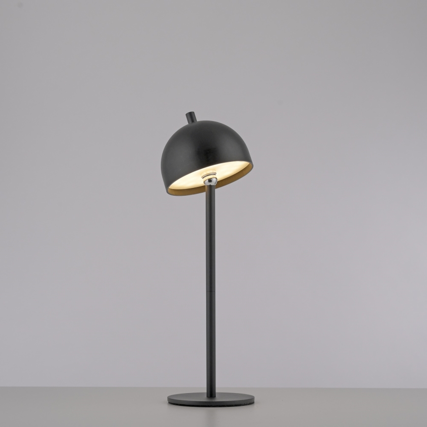 Schöner Wohnen 19244-18 - LED hämardatav puutetundlik laetav välistingimustesse mõeldud lauavalgusti BELLIS LED/2,5W/5V 2600 mAh IP54 must