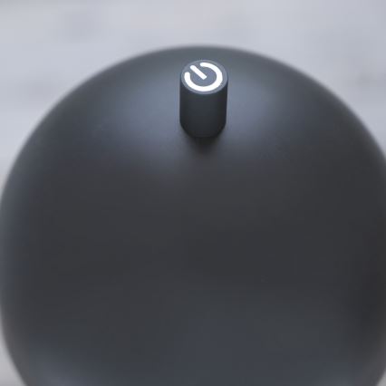 Schöner Wohnen 19244-18 - LED hämardatav puutetundlik laetav välistingimustesse mõeldud lauavalgusti BELLIS LED/2,5W/5V 2600 mAh IP54 must