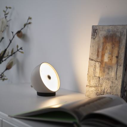 Schöner Wohnen 19244-39 - LED hämardatav puutetundlik laetav välistingimustes laualamp BELLIS LED/2,5W/5V 2600 mAh IP54 hall