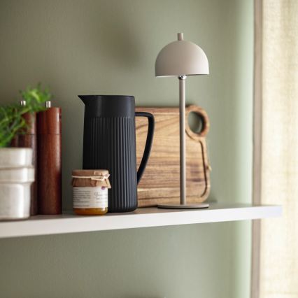 Schöner Wohnen 19244-39 - LED hämardatav puutetundlik laetav välistingimustes laualamp BELLIS LED/2,5W/5V 2600 mAh IP54 hall