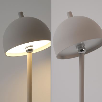 Schöner Wohnen 19244-39 - LED hämardatav puutetundlik laetav välistingimustes laualamp BELLIS LED/2,5W/5V 2600 mAh IP54 hall