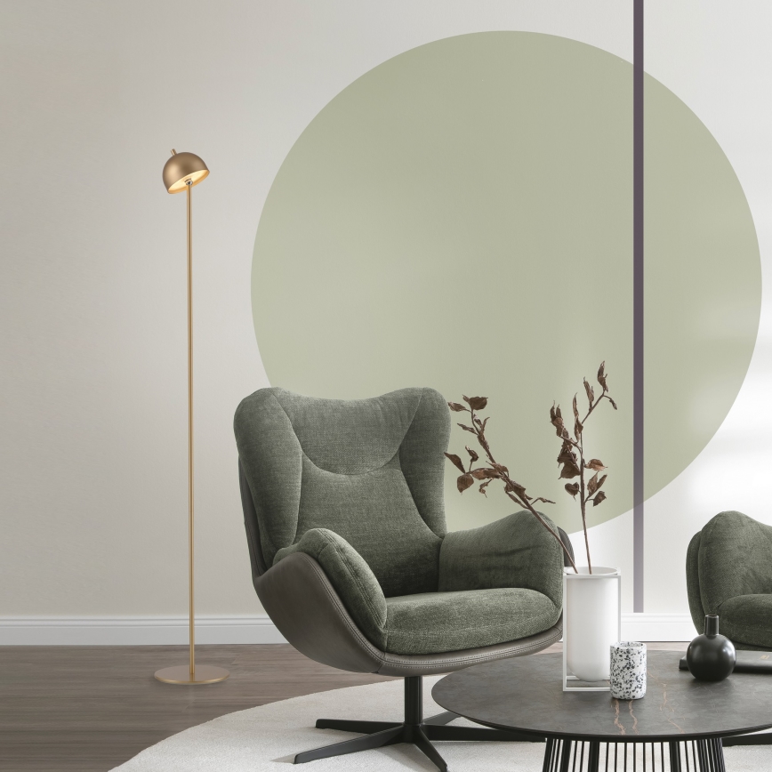 Schöner Wohnen 19245-12 - BELLIS LED-hämardatav puutetundlik laetav välitingimustesse mõeldud põrandalamp LED/2,5W/5V 2600 mAh IP54 kuldne