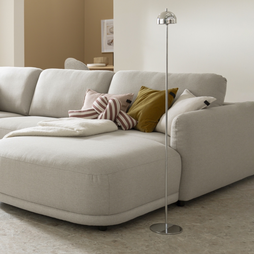 Schöner Wohnen 19245-17 - LED hämardatav puutetundlik laetav välipõrandalamp BELLIS LED/2,5W/5V 2600 mAh IP54 läikiv kroom