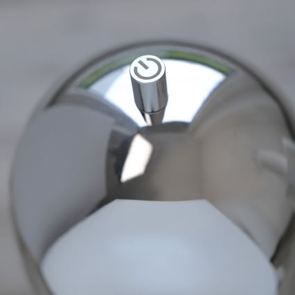 Schöner Wohnen 19245-17 - LED hämardatav puutetundlik laetav välipõrandalamp BELLIS LED/2,5W/5V 2600 mAh IP54 läikiv kroom