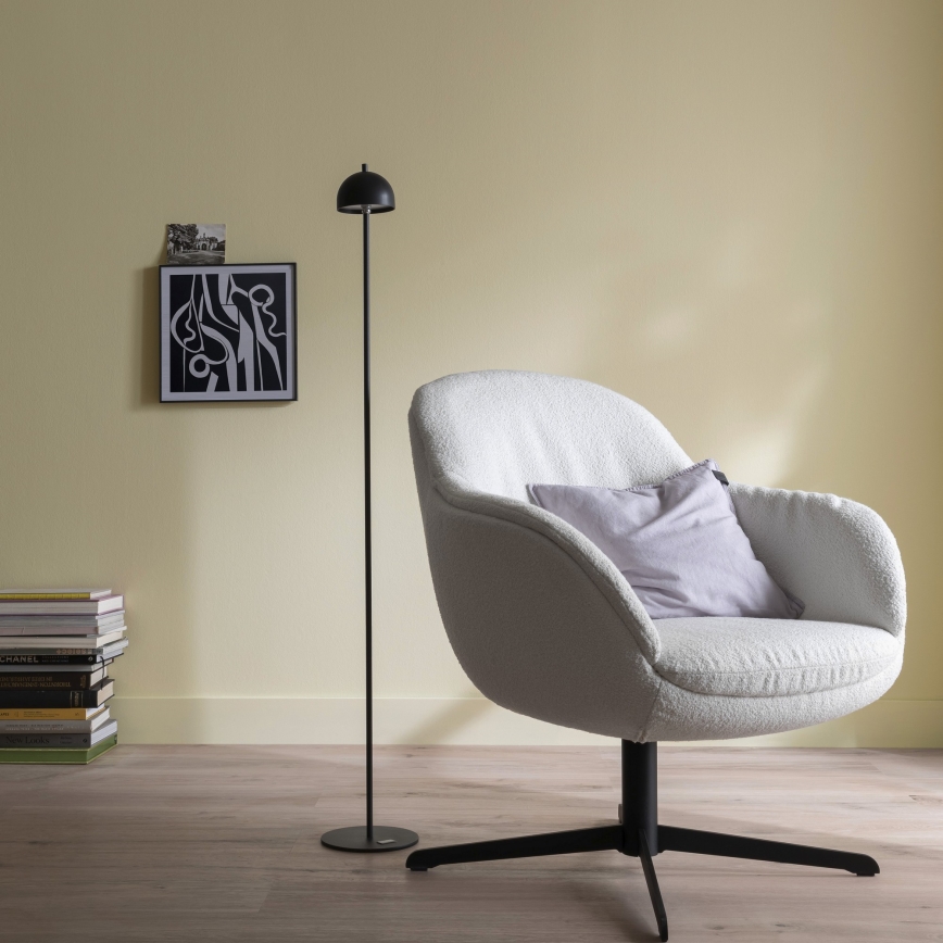 Schöner Wohnen 19245-18 - LED hämardatav puutejuhtimisega laetav välitingimustele mõeldud põrandalamp BELLIS LED/2,5W/5V 2600 mAh IP54 must