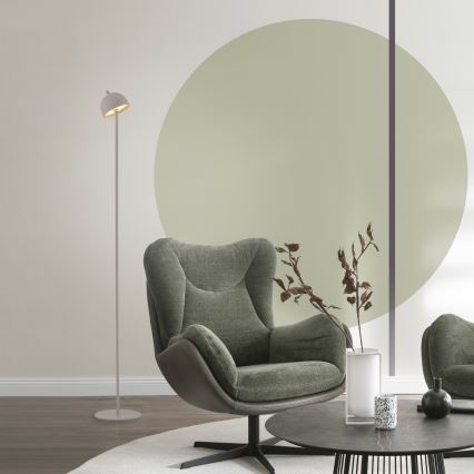 Schöner Wohnen 19245-39 - LED hämardatav, puutejuhtimisega, laetav välistingimustesse mõeldud põrandalamp BELLIS LED/2,5W/5V 2600 mAh IP54 hall