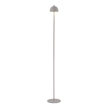 Schöner Wohnen 19245-39 - LED hämardatav, puutejuhtimisega, laetav välistingimustesse mõeldud põrandalamp BELLIS LED/2,5W/5V 2600 mAh IP54 hall