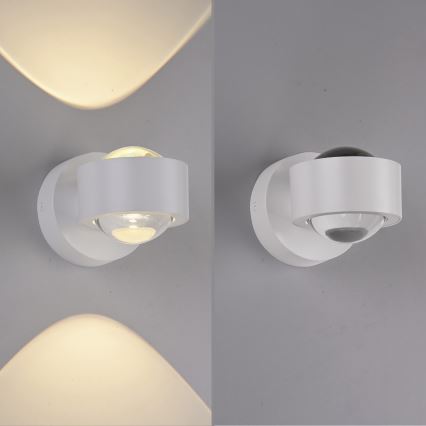Schöner Wohnen 19331-16 - LED-seinavalgusti CHIA 2xLED/2W/230V valge