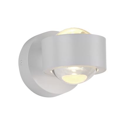 Schöner Wohnen 19331-16 - LED-seinavalgusti CHIA 2xLED/2W/230V valge