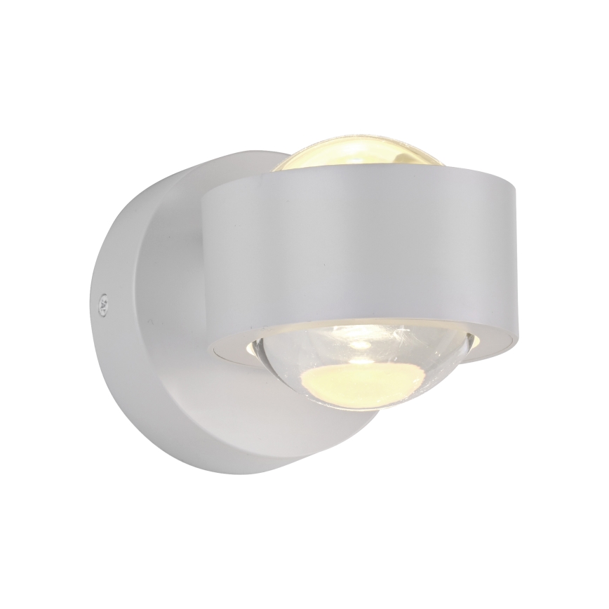 Schöner Wohnen 19331-16 - LED-seinavalgusti CHIA 2xLED/2W/230V valge