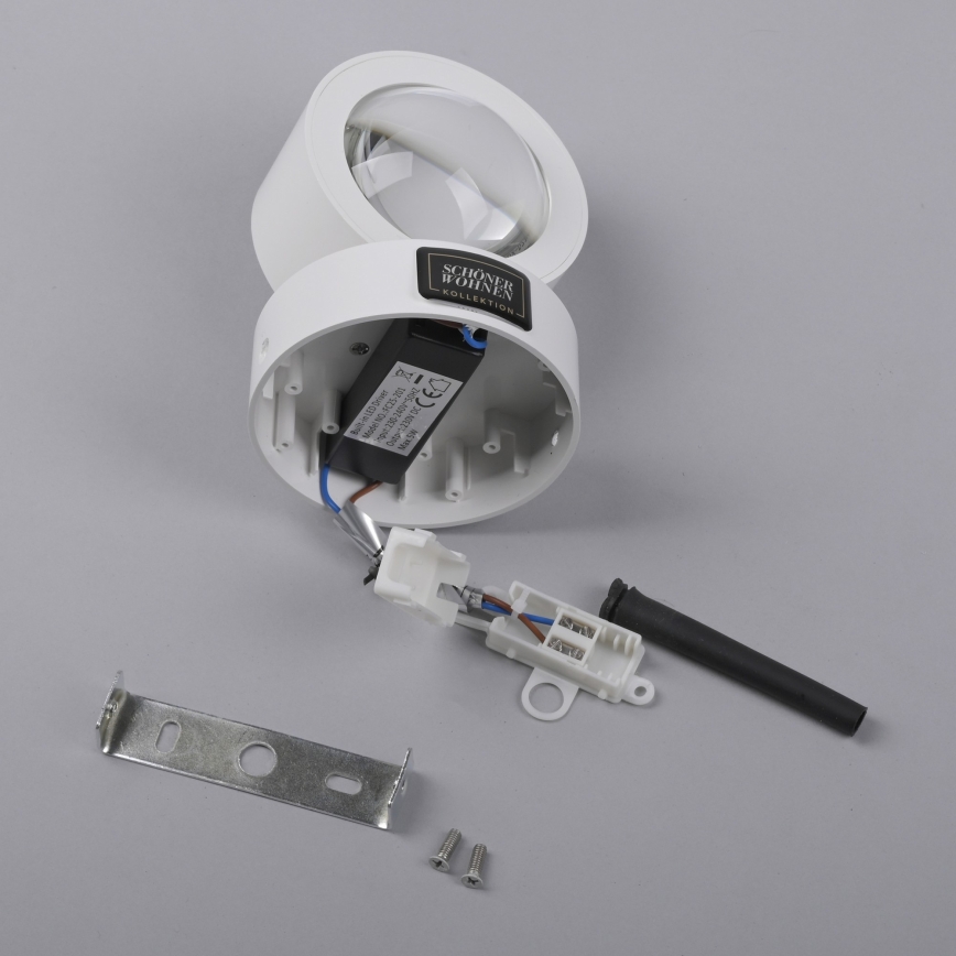 Schöner Wohnen 19331-16 - LED-seinavalgusti CHIA 2xLED/2W/230V valge