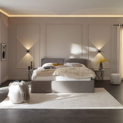 Schöner Wohnen 19331-18 - LED seinavalgusti CHIA 2xLED/2W/230V must