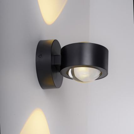 Schöner Wohnen 19331-18 - LED seinavalgusti CHIA 2xLED/2W/230V must