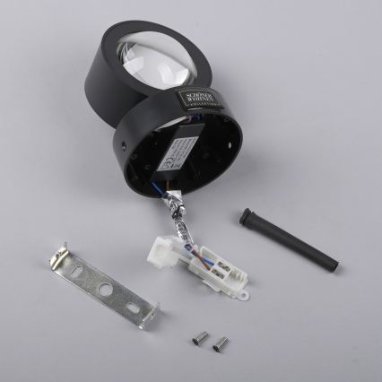 Schöner Wohnen 19331-18 - LED seinavalgusti CHIA 2xLED/2W/230V must