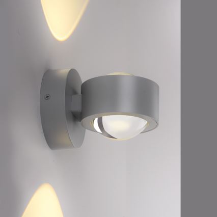 Schöner Wohnen 19331-21 - LED-seinavalgusti CHIA 2xLED/2W/230V antratsiithall