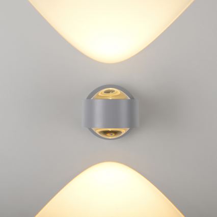 Schöner Wohnen 19331-21 - LED-seinavalgusti CHIA 2xLED/2W/230V antratsiithall