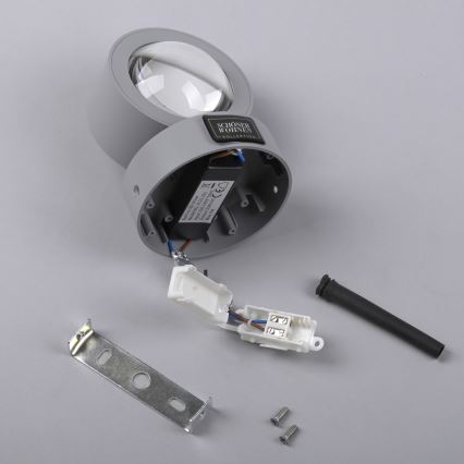 Schöner Wohnen 19331-21 - LED-seinavalgusti CHIA 2xLED/2W/230V antratsiithall